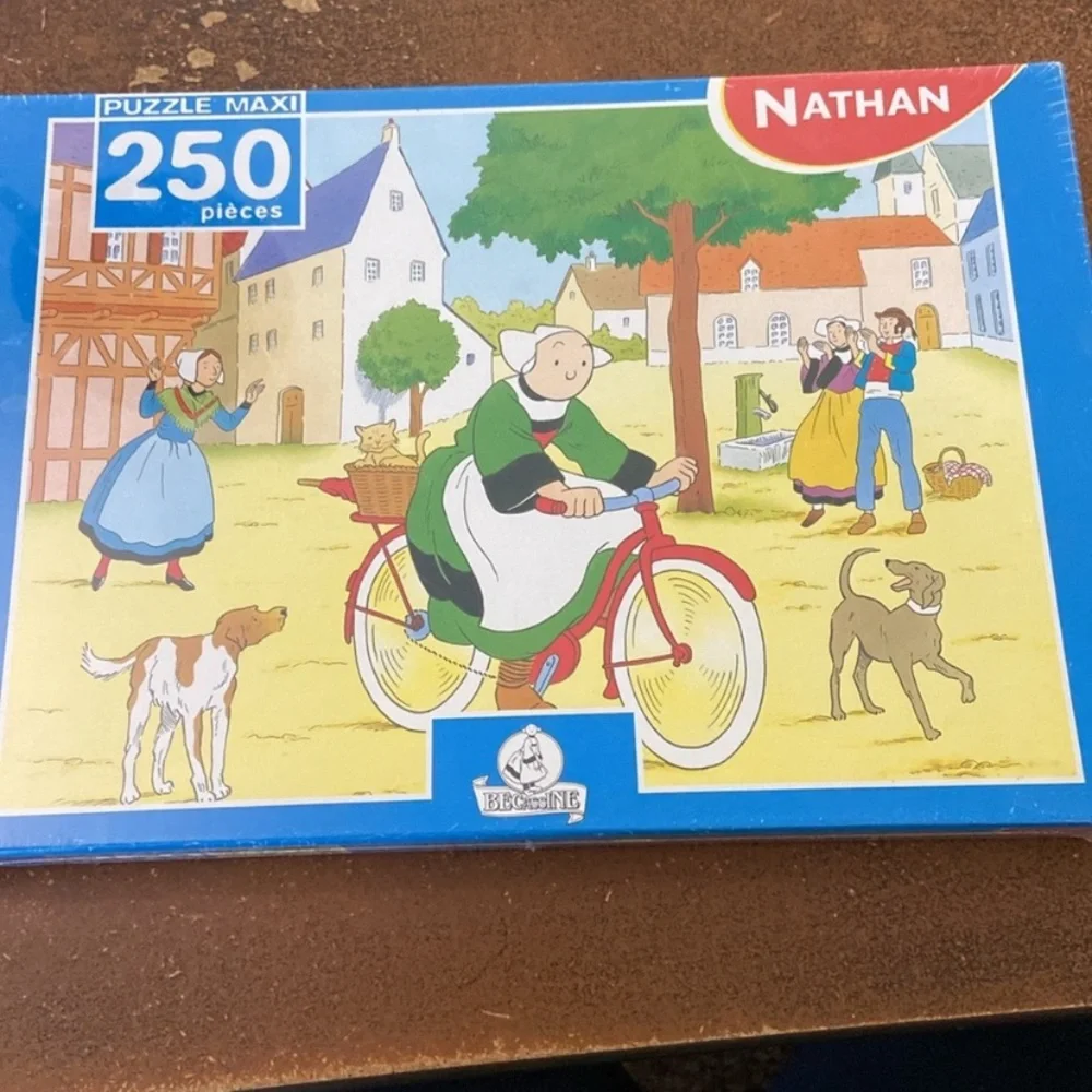 New Nathan 250 piece Maxi Puzzle Becassine 1995 French Ravensburger vintage